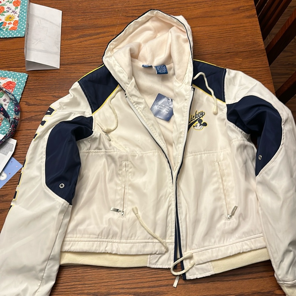 Retro Mickey Mouse Juniors Ladies Jacket. JUNIORS XL